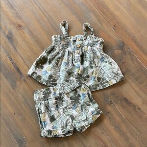 Little Planet by Carter’s Linen Newborn Summer Set